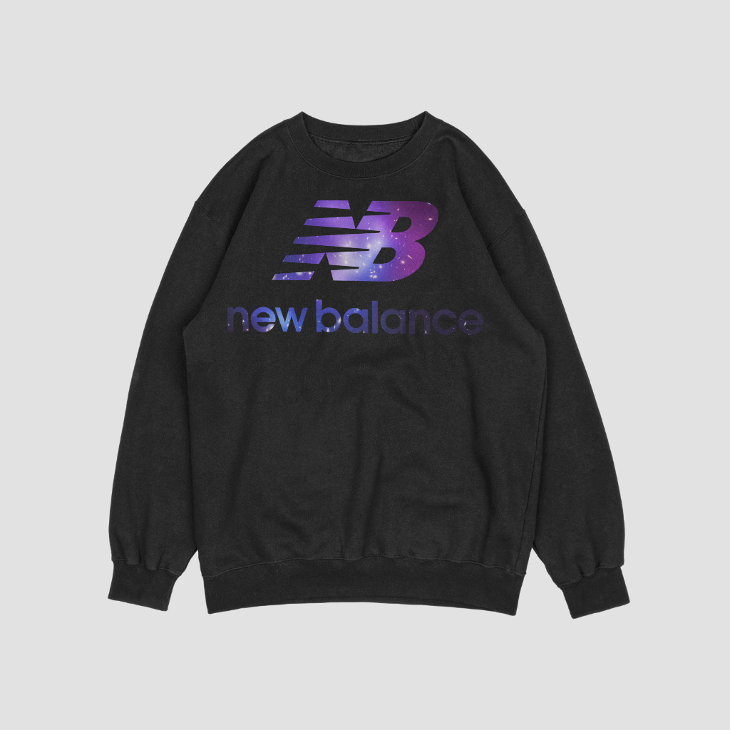 New Balanceスウェット クル パーカー プリント  綿　男女兼用