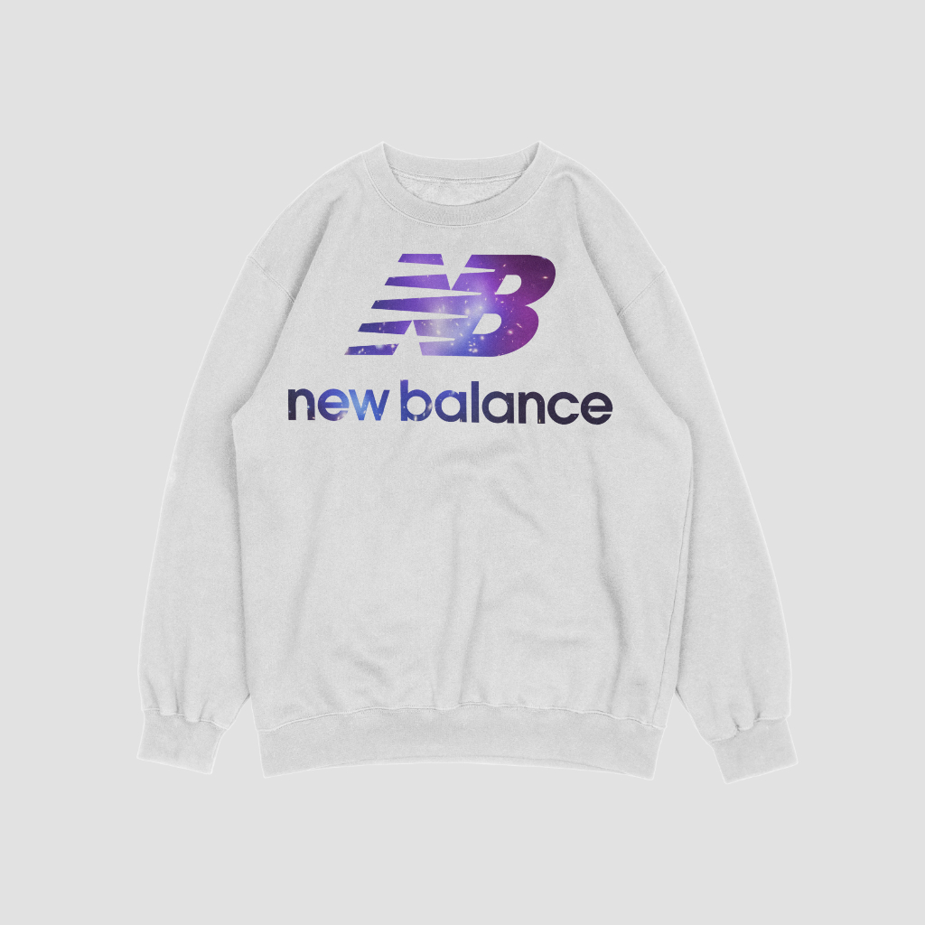 New Balanceスウェット クル パーカー プリント  綿　男女兼用