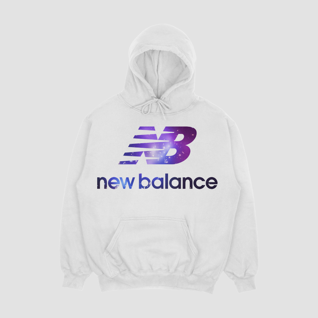 New Balanceスウェット クル パーカー プリント  綿　男女兼用