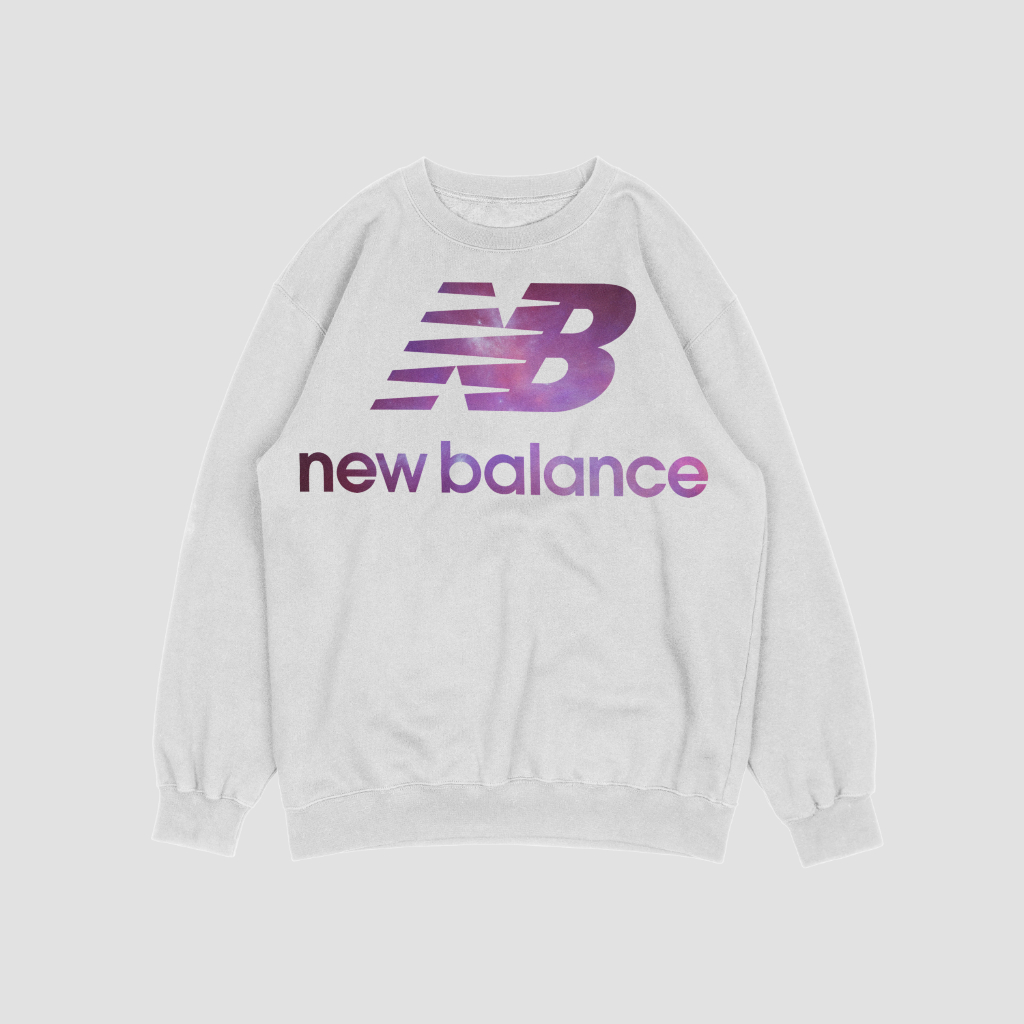 New Balanceスウェット クル パーカー プリント  綿　男女兼用