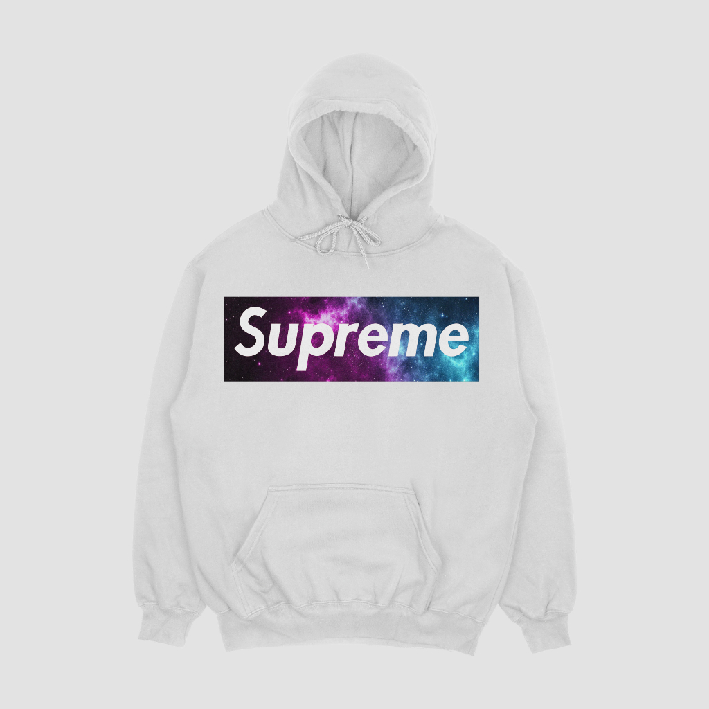 Supremeスウェット クル パーカー プリント  綿　男女兼用