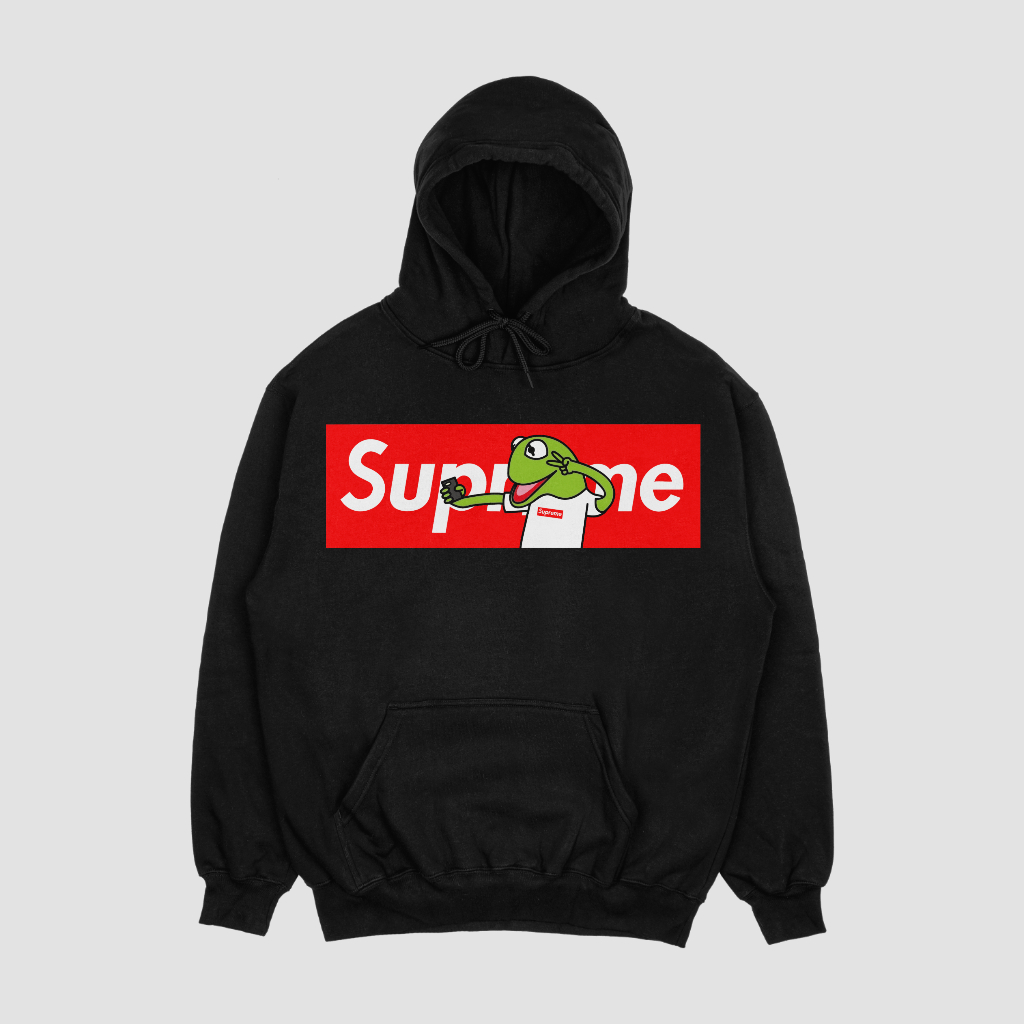 Supremeスウェット クル パーカー プリント  綿　男女兼用