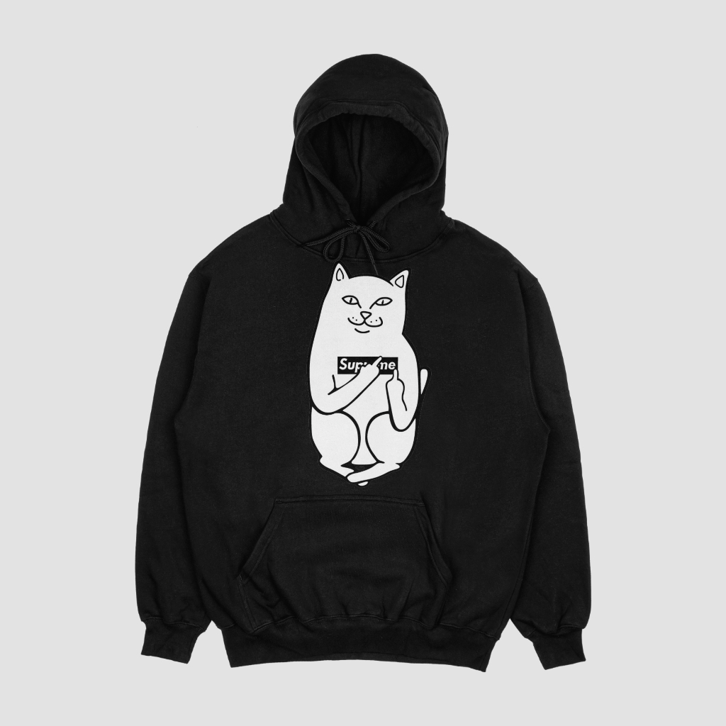 Supremeスウェット クル パーカー プリント  綿　男女兼用