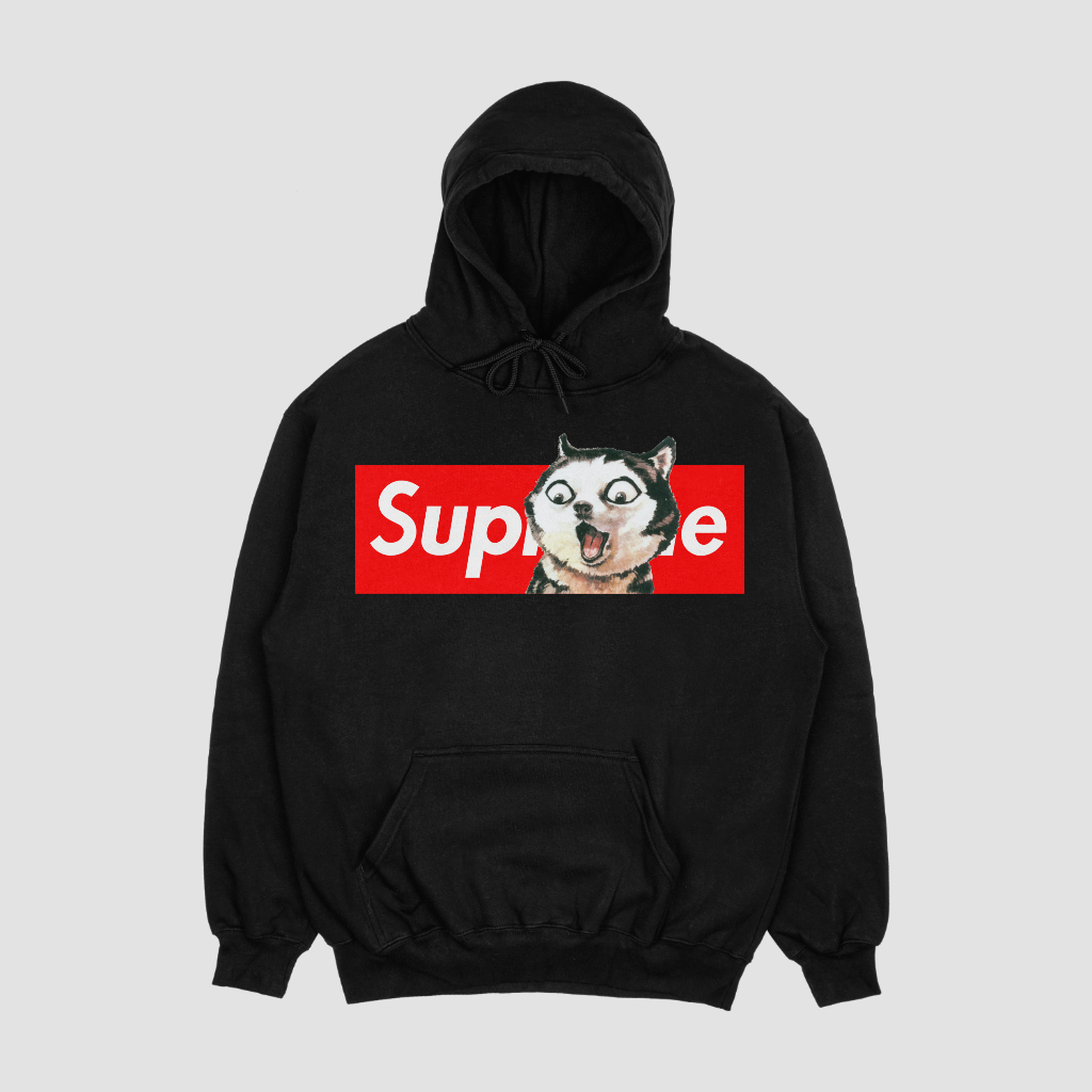 Supremeスウェット クル パーカー プリント  綿　男女兼用