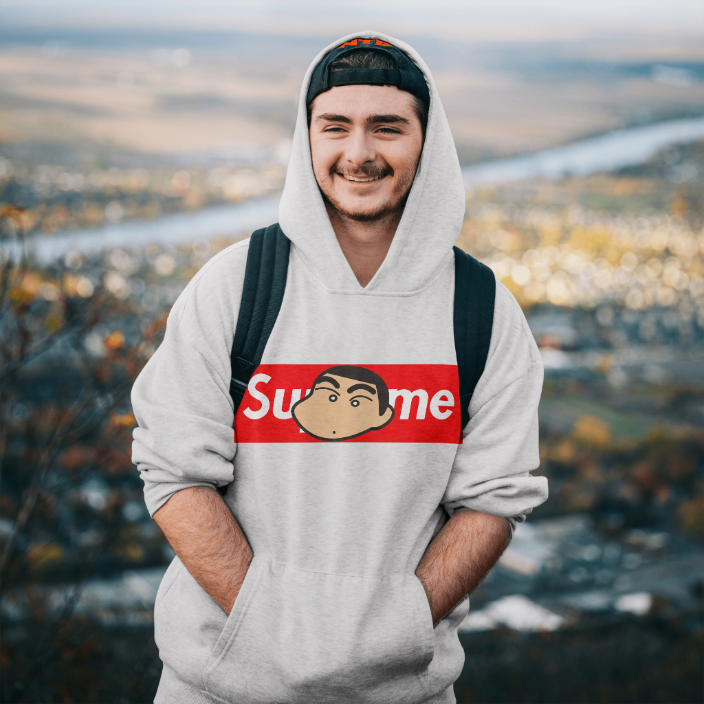 Supremeスウェット クル パーカー プリント 綿 男女兼用