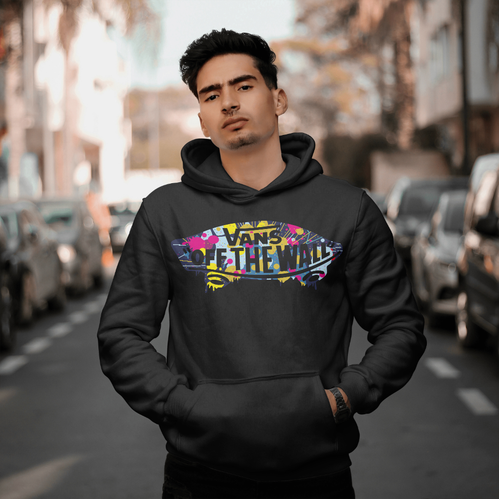 Vans スウェット クル パーカー プリント 綿 男女兼用