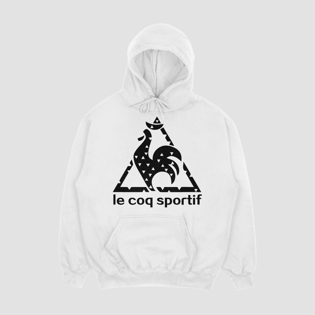 Le Coq Sportifスウェット クル パーカー プリント  綿　男女兼用