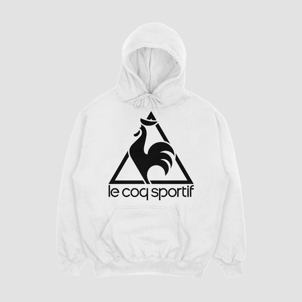 Le Coq Sportifスウェット クル パーカー プリント 綿 男女兼用