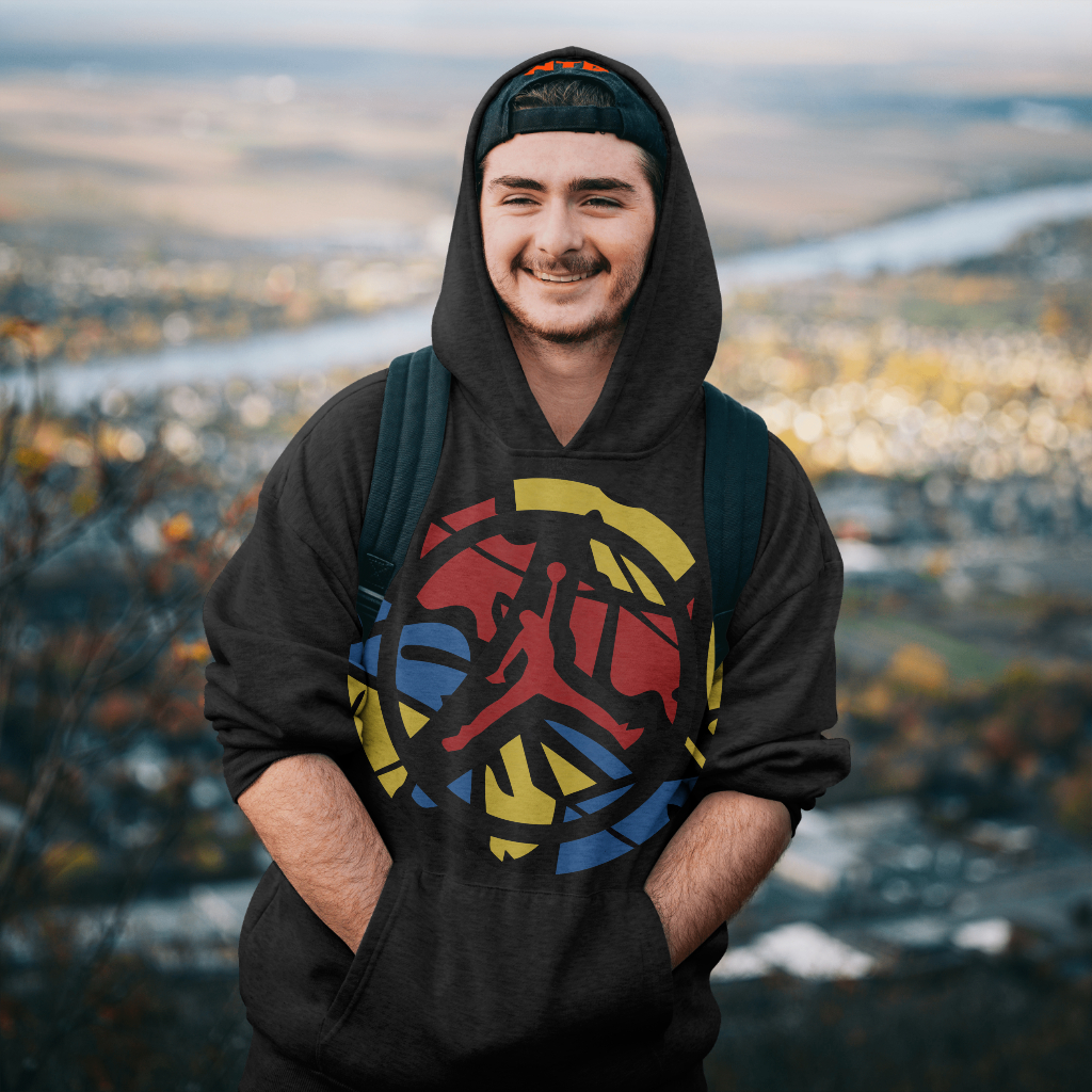 AIRJORDANスウェット クル パーカー プリント  綿　男女兼用