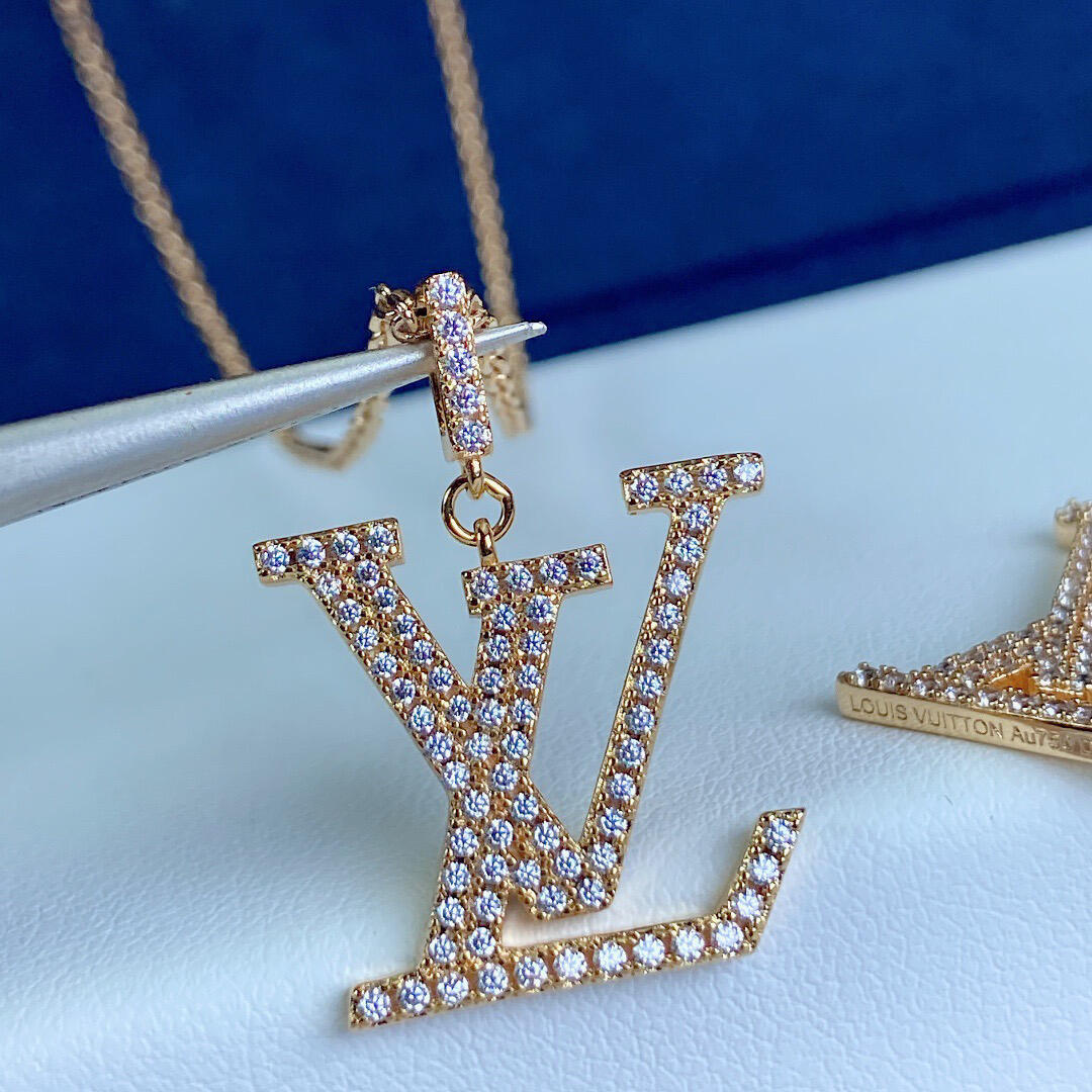 【国内発送/直営店】ネックレス パンダンティフ LV GM ゴールド×ダイヤ ネックレス