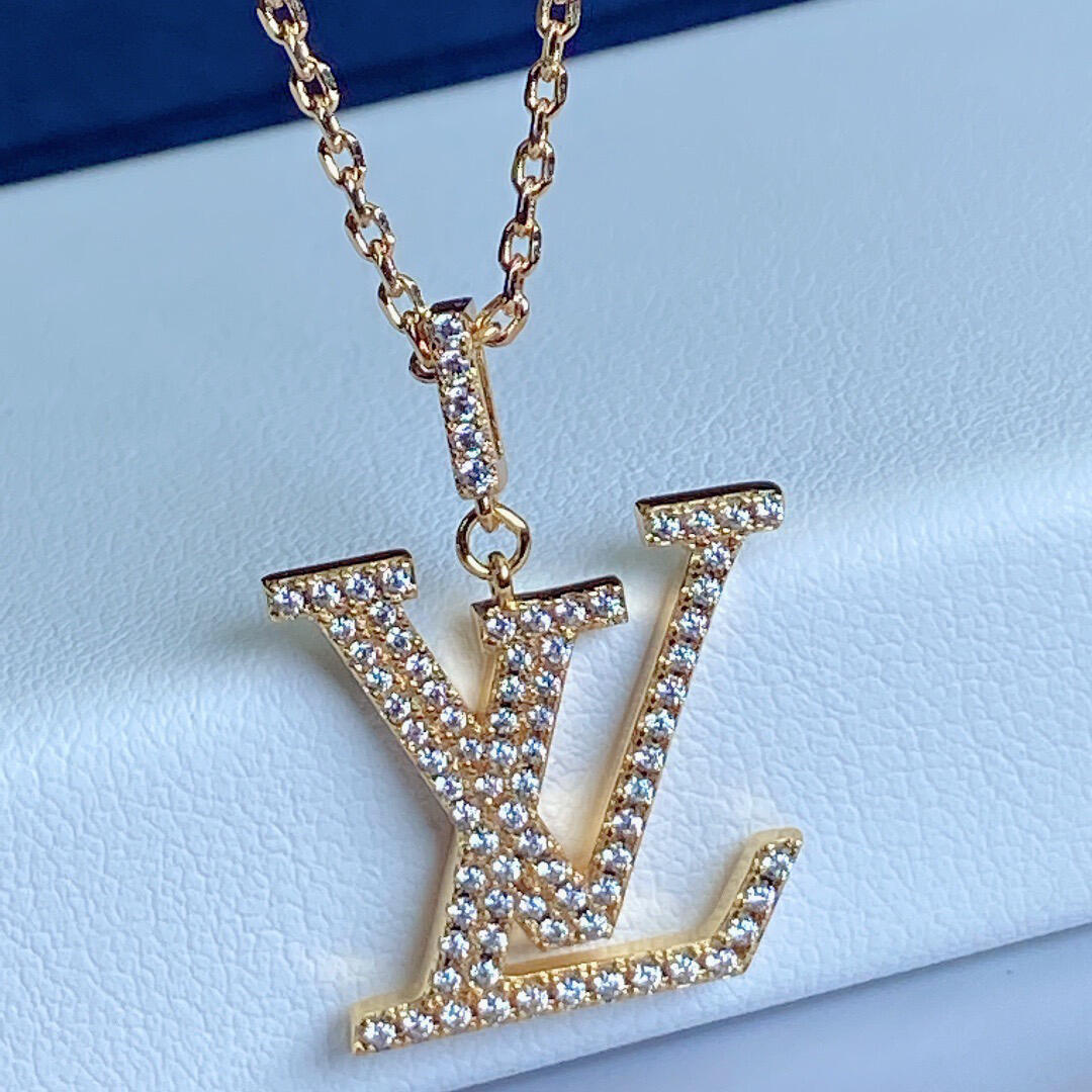 【国内発送/直営店】ネックレス パンダンティフ LV GM ゴールド×ダイヤ ネックレス