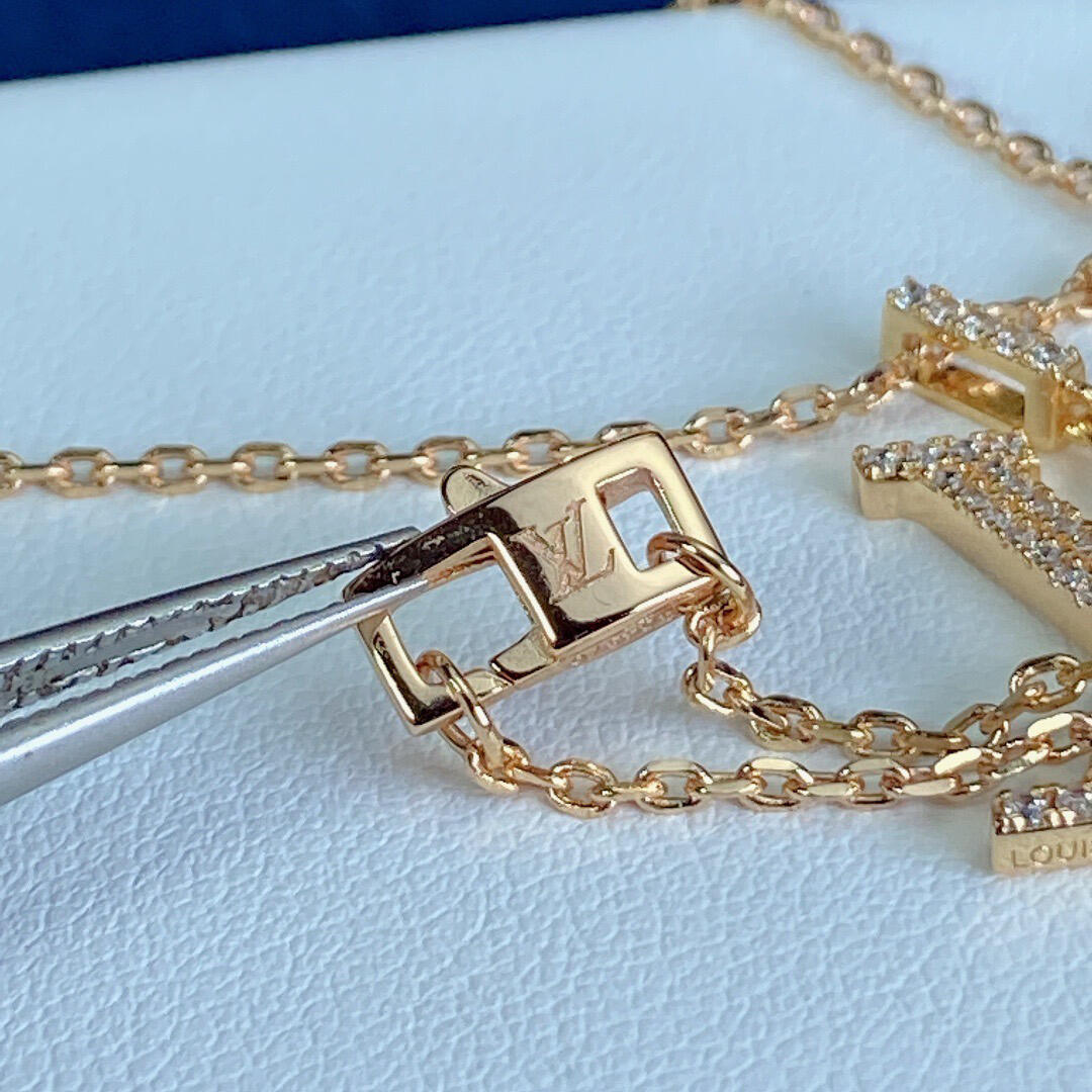 【国内発送/直営店】ネックレス パンダンティフ LV GM ゴールド×ダイヤ ネックレス