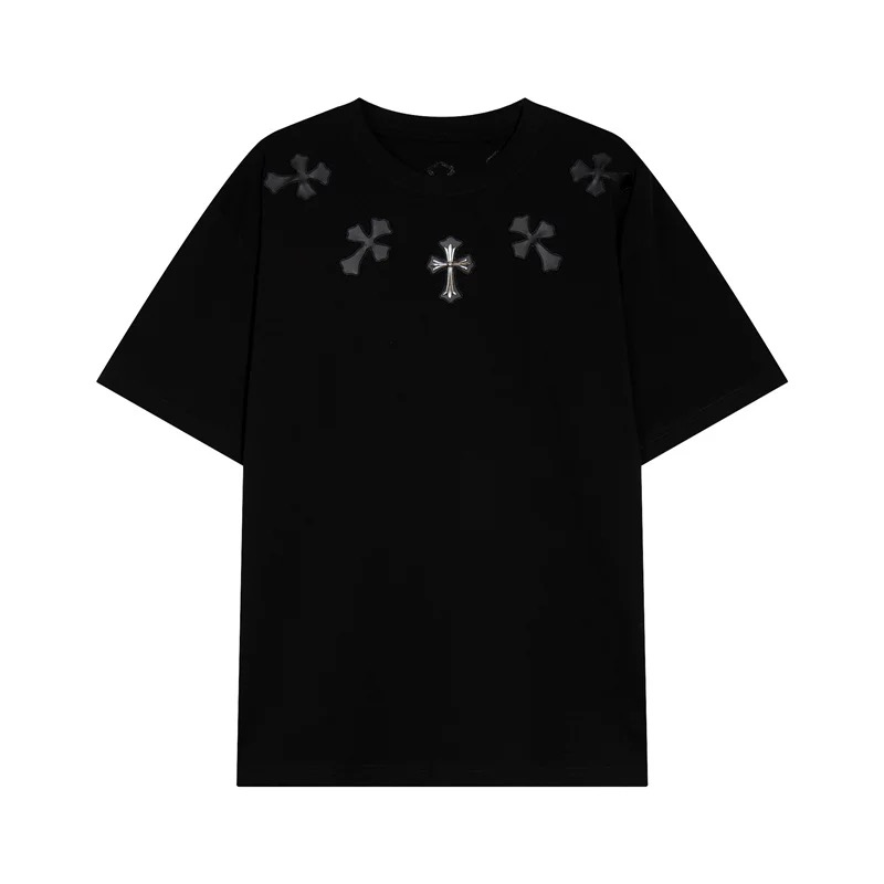 【Chrome Hearts】梵字クロスTシャツ ユニセックス 高品質 半袖