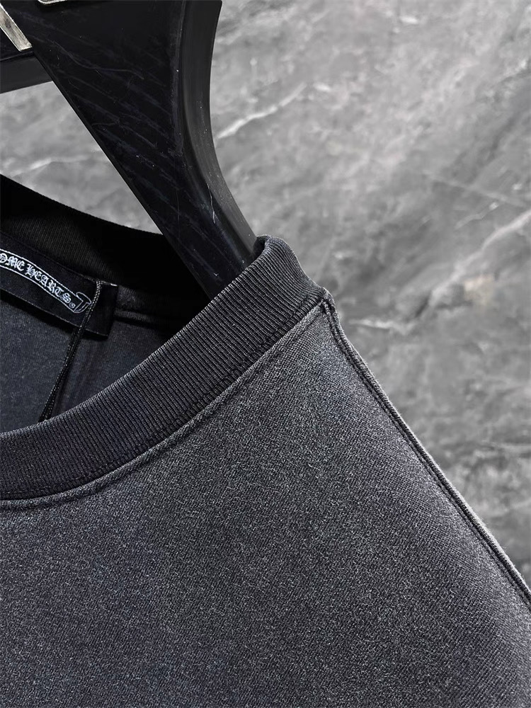 【Chrome Hearts】クラッククロスTシャツ ユニセックス 高品質 半袖