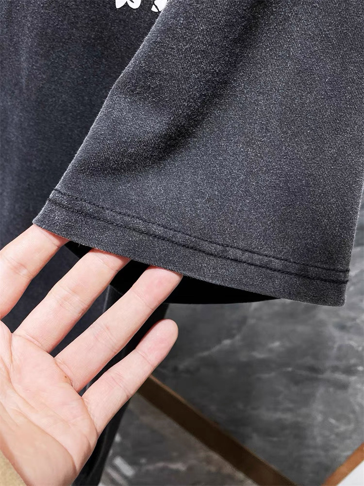 【Chrome Hearts】クラッククロスTシャツ ユニセックス 高品質 半袖