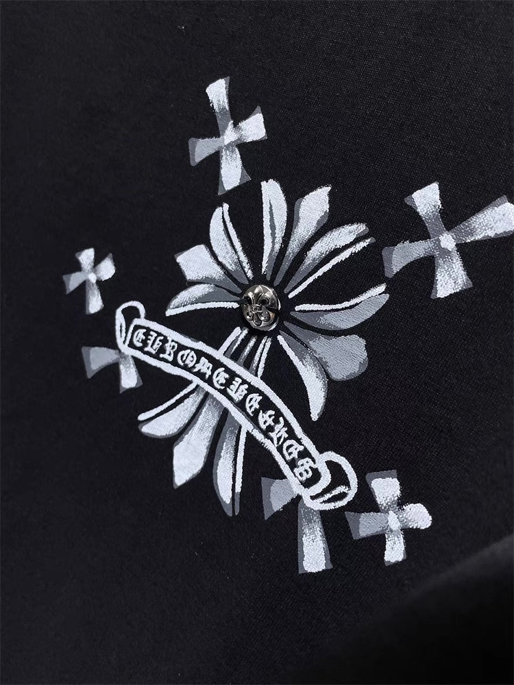 【Chrome Hearts】クロムハーツ 夏の新作Tシャツ おしゃれなカップル向け半袖