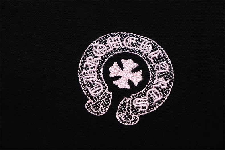 【Chrome Hearts】クロムハーツ Tシャツ 男女兼用 高品質 半袖 黑 CH025