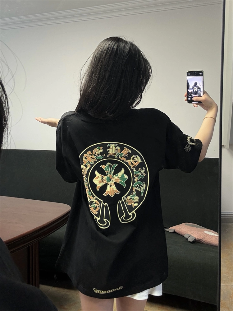 【Chrome Hearts】クロムハーツ Tシャツ 男女兼用 高品質 半袖 CH026