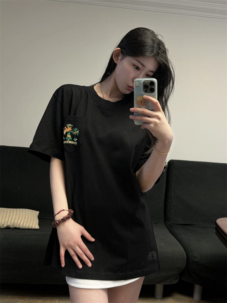 【Chrome Hearts】クロムハーツ Tシャツ 男女兼用 高品質 半袖 CH026