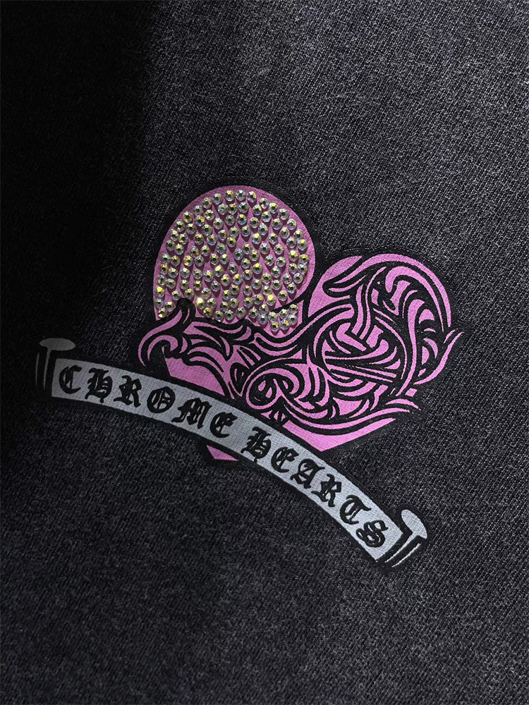 【Chrome Hearts】クロムハーツ Tシャツ 男女兼用 高品質 半袖 CH033