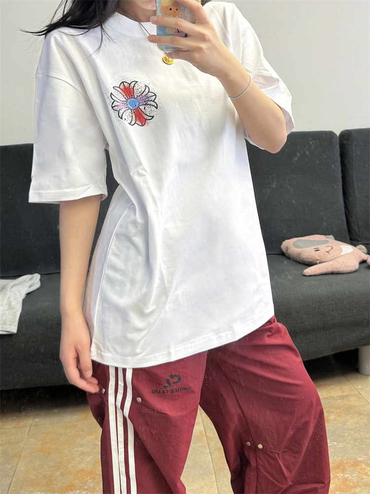 【Chrome Hearts】クロムハーツ Tシャツ 男女兼用 高品質 半袖 CH032