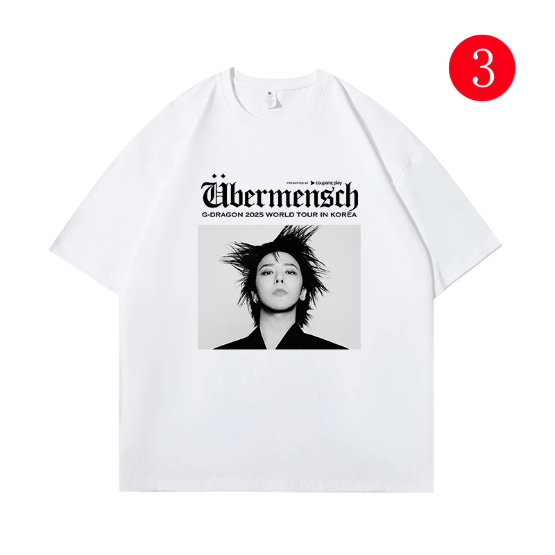 G-DRAGON権志龍世巡が5月に来日し、同シリーズ応援Tシャツスタンドアップ 半袖