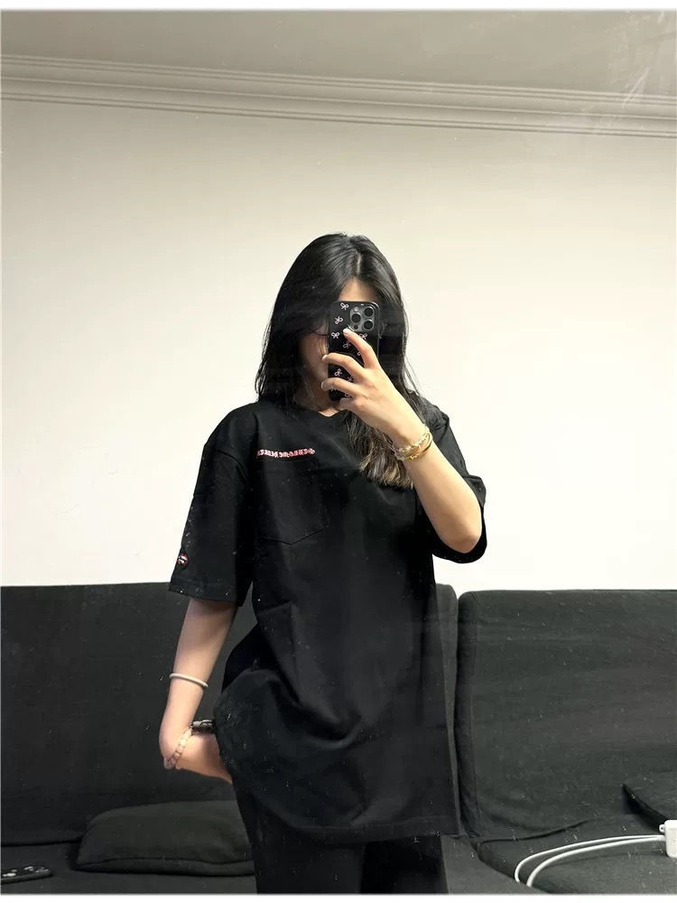 【Chrome Hearts】クロムハーツ Tシャツ 男女兼用 高品質 半袖 CH029