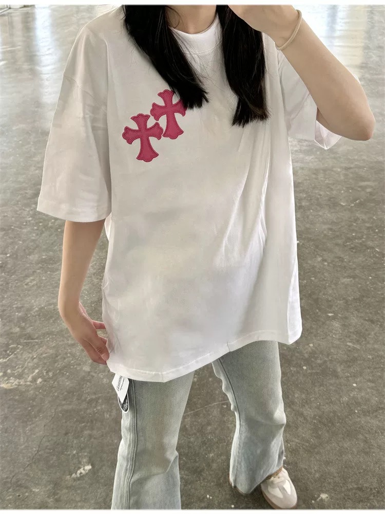 【Chrome Hearts】クロムハーツ Tシャツ 男女兼用 高品質 半袖 CH027