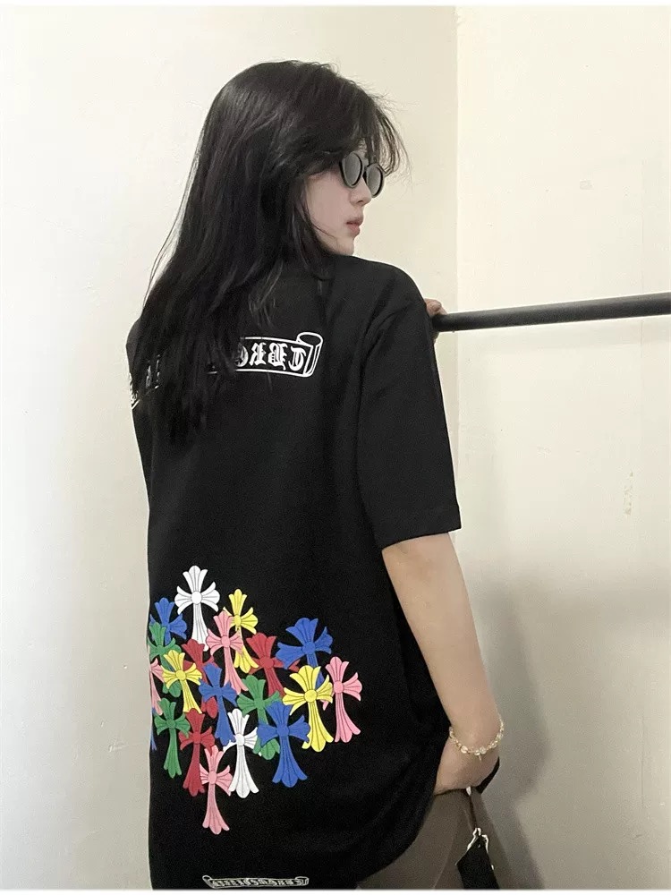 【Chrome Hearts】クロムハーツ Tシャツ 男女兼用 高品質 半袖 CH028