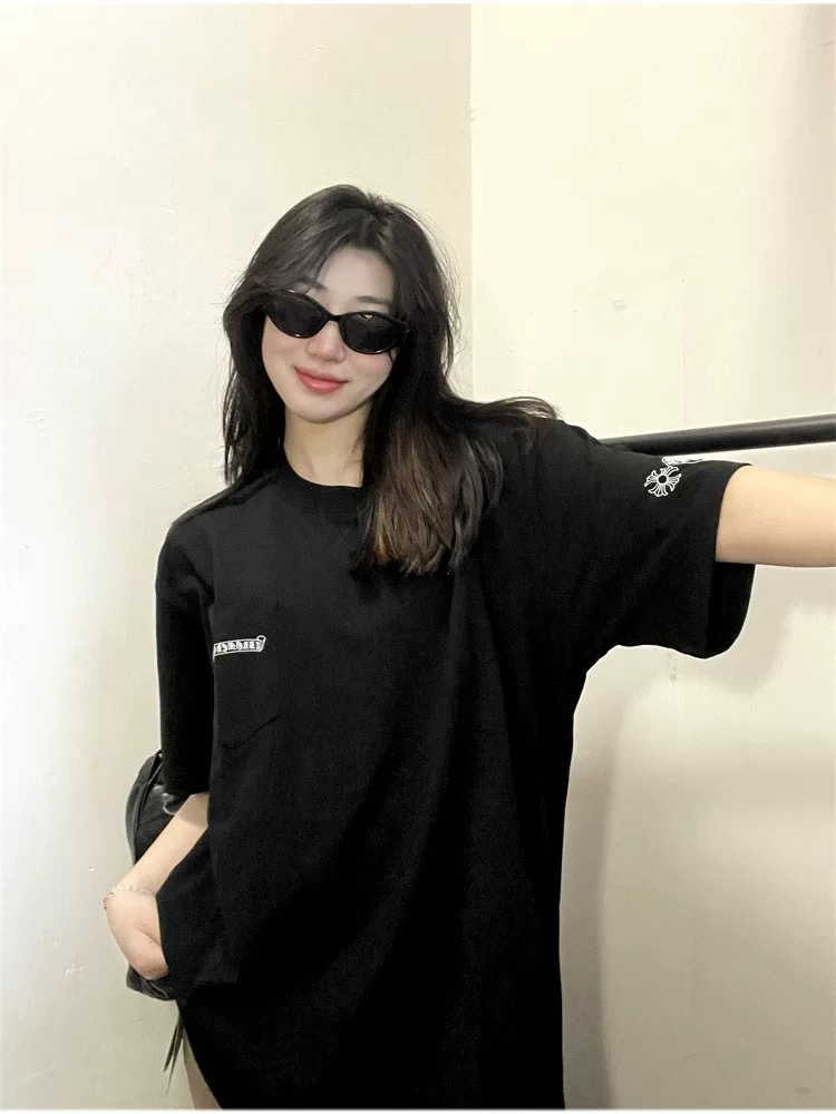 【Chrome Hearts】クロムハーツ Tシャツ 男女兼用 高品質 半袖 CH028