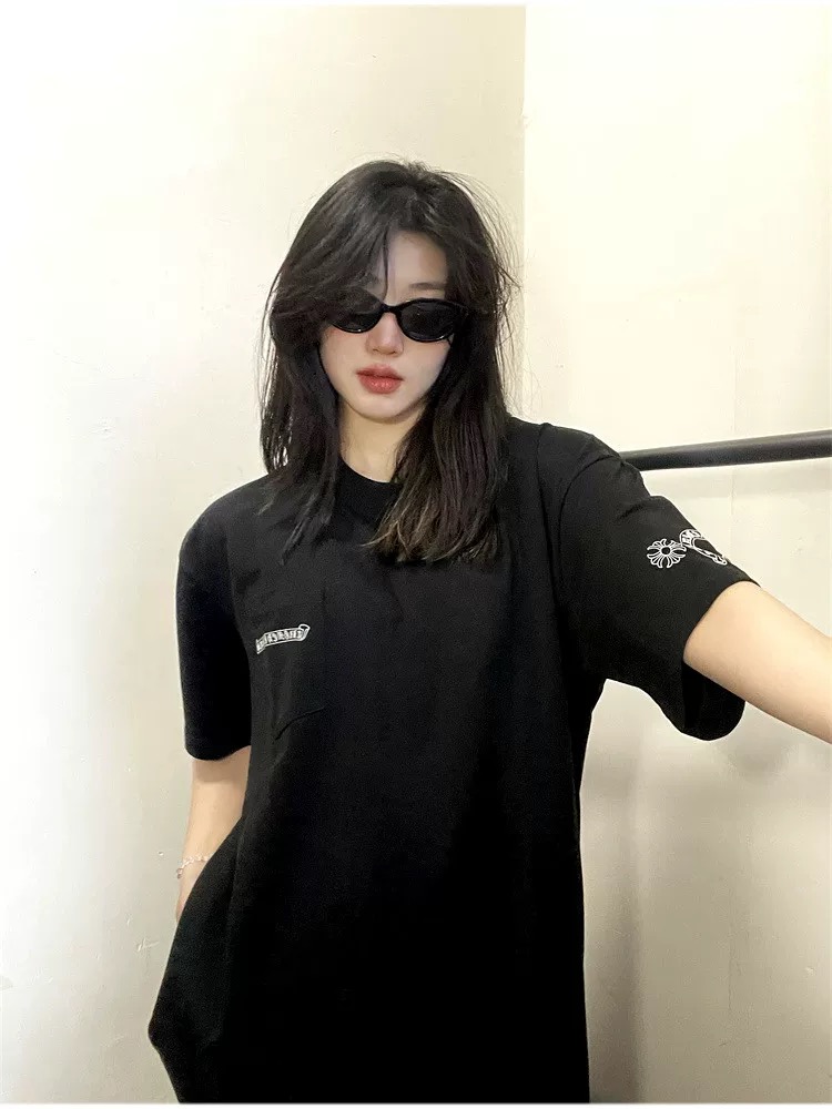 【Chrome Hearts】クロムハーツ Tシャツ 男女兼用 高品質 半袖 CH028