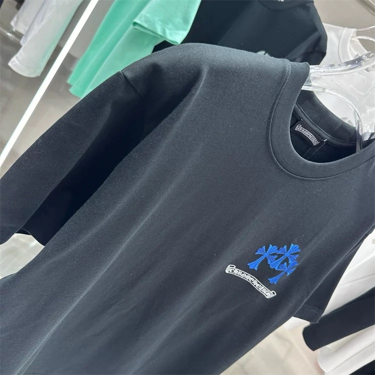 【Chrome Hearts】2025新作 クロムハーツ Tシャツ 男女兼用 高品質 半袖 CH038