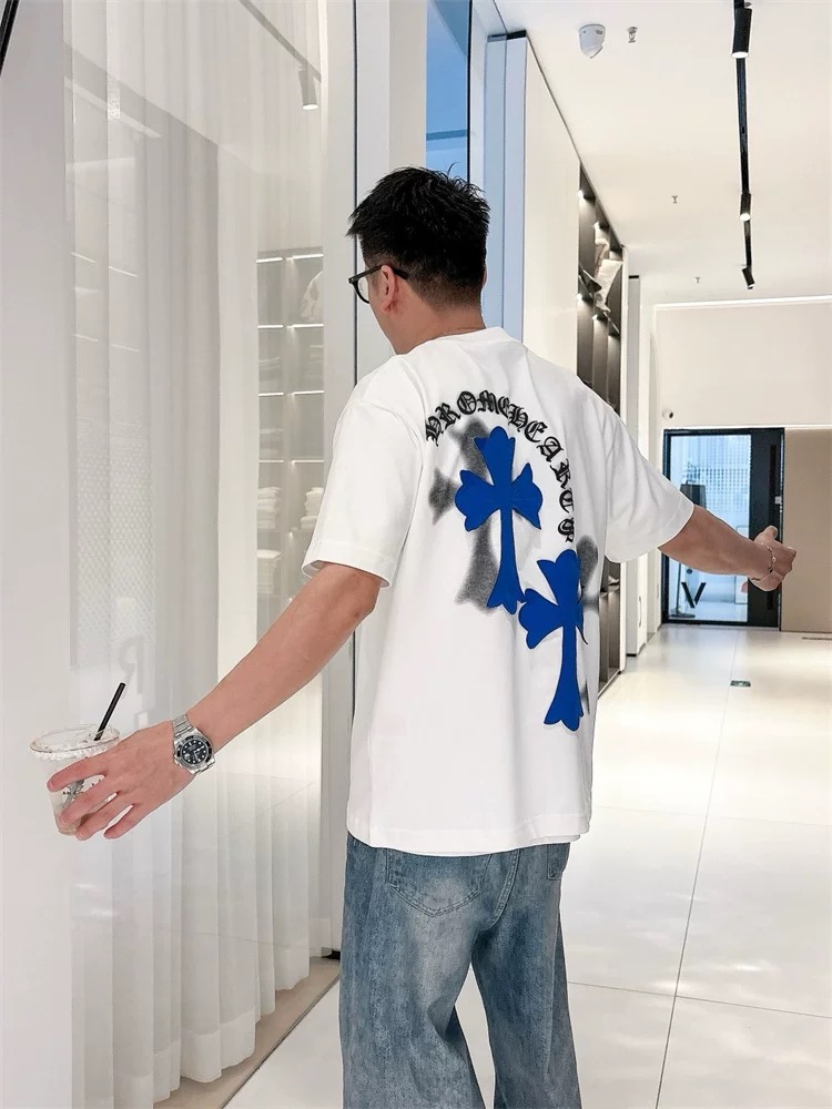 【Chrome Hearts】2025新作 クロムハーツ Tシャツ 男女兼用 高品質 半袖 CH038