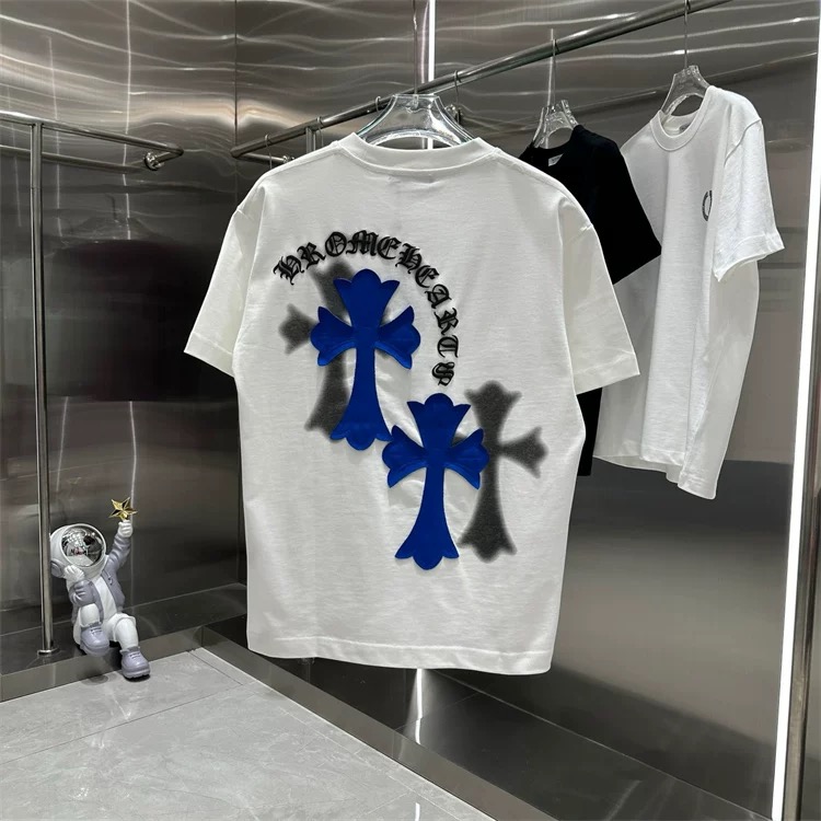 【Chrome Hearts】2025新作 クロムハーツ Tシャツ 男女兼用 高品質 半袖 CH038