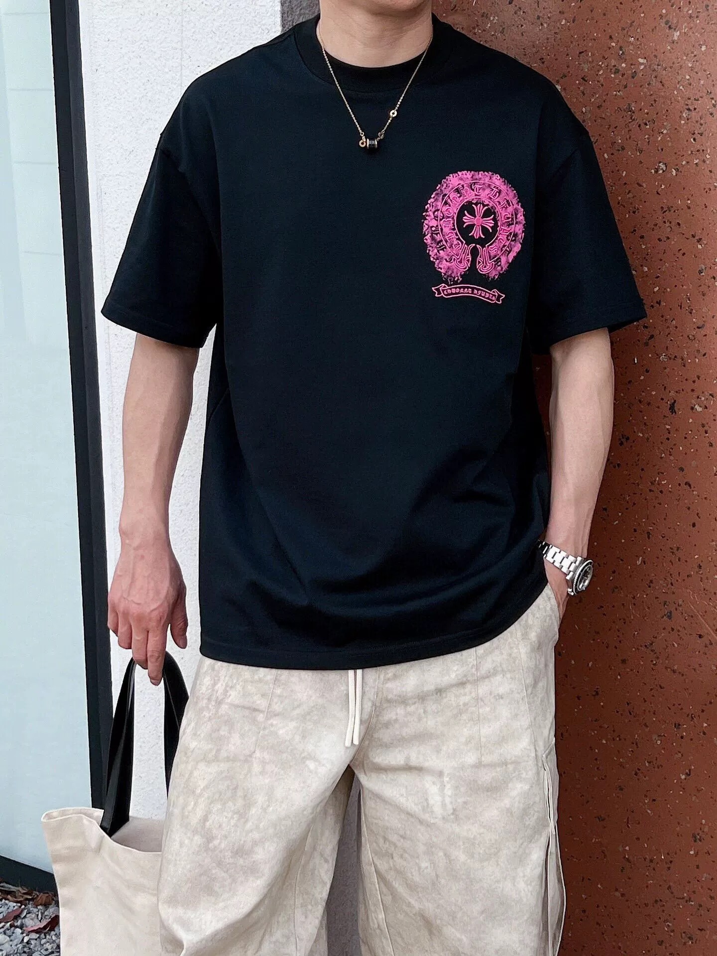 【Chrome Hearts】2025新作 クロムハーツ Tシャツ 男女兼用 高品質 半袖 CH039