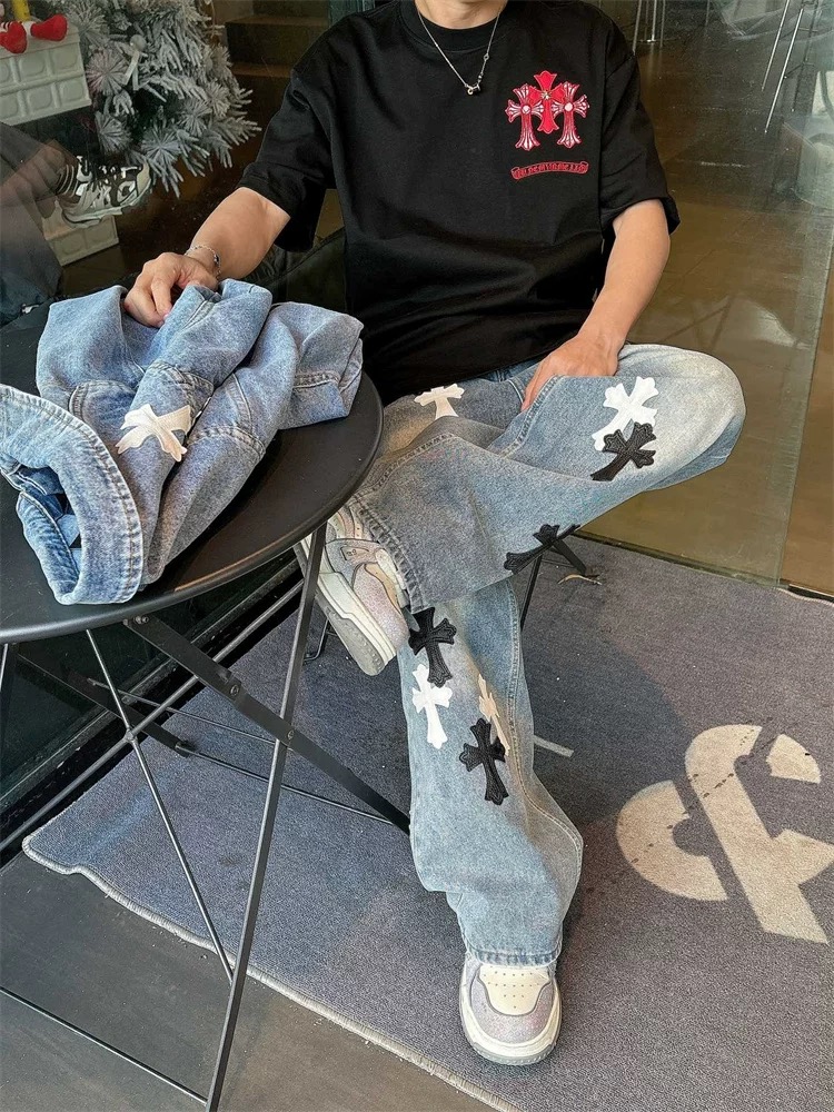【Chrome Hearts】2025新作 クロムハーツ Tシャツ 男女兼用 高品質 半袖 CH042