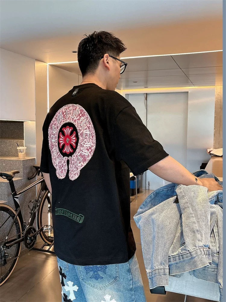 【Chrome Hearts】2025新作 クロムハーツ Tシャツ 男女兼用 高品質 半袖 CH042