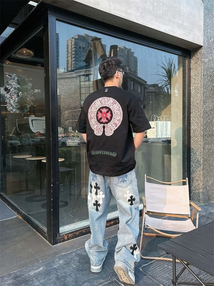 【Chrome Hearts】2025新作 クロムハーツ Tシャツ 男女兼用 高品質 半袖 CH042