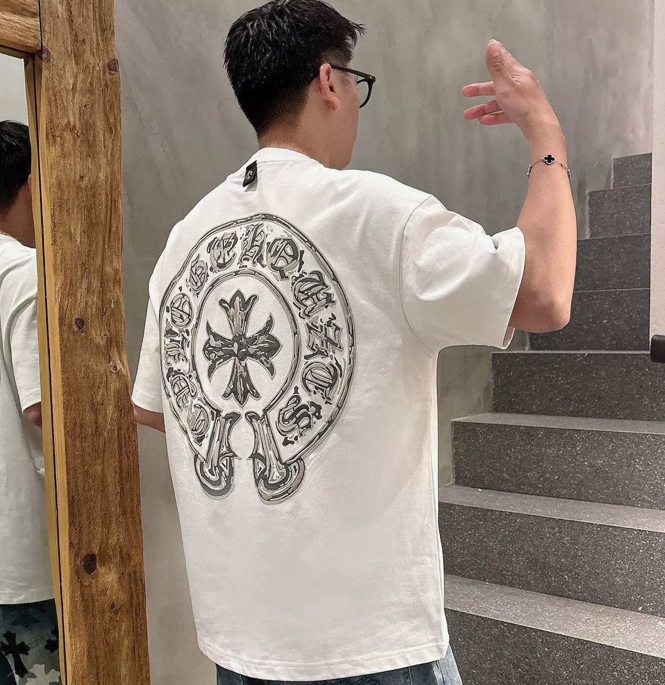 【Chrome Hearts】2025新作 クロムハーツ Tシャツ 男女兼用 高品質 半袖 CH043