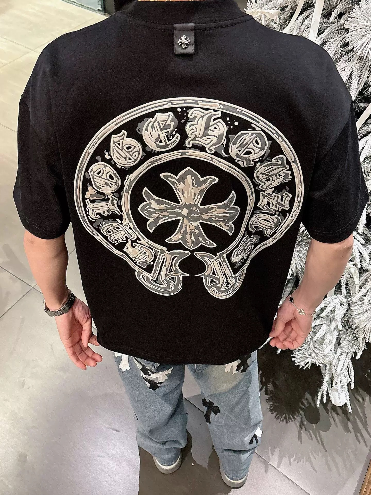 【Chrome Hearts】2025新作 クロムハーツ Tシャツ 男女兼用 高品質 半袖 CH043