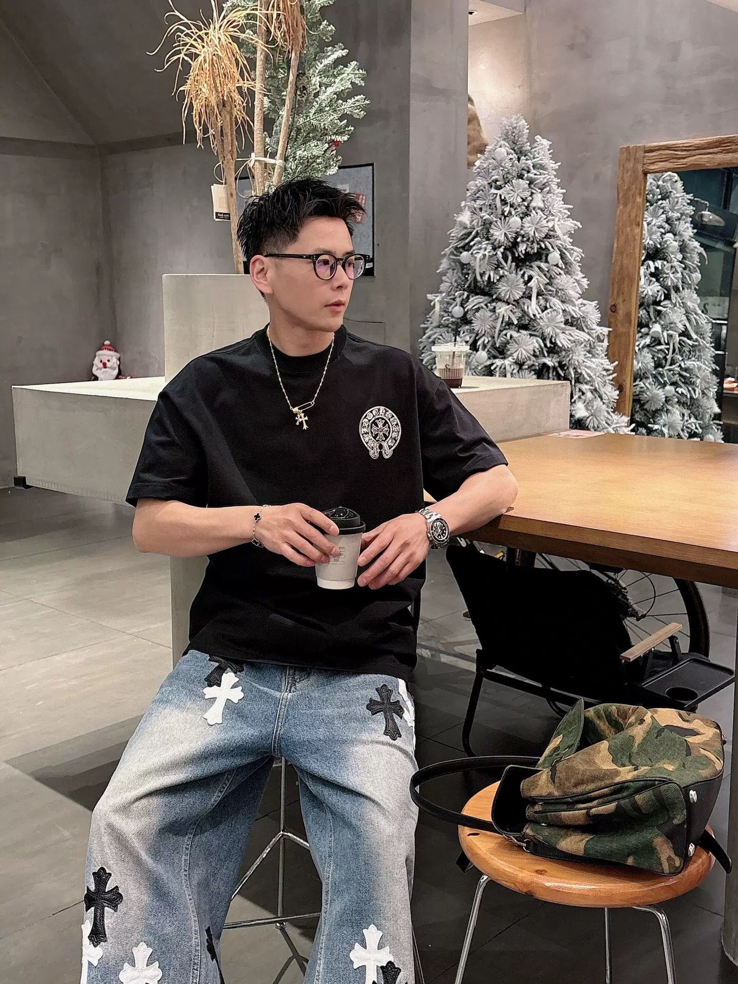 【Chrome Hearts】2025新作 クロムハーツ Tシャツ 男女兼用 高品質 半袖 CH043