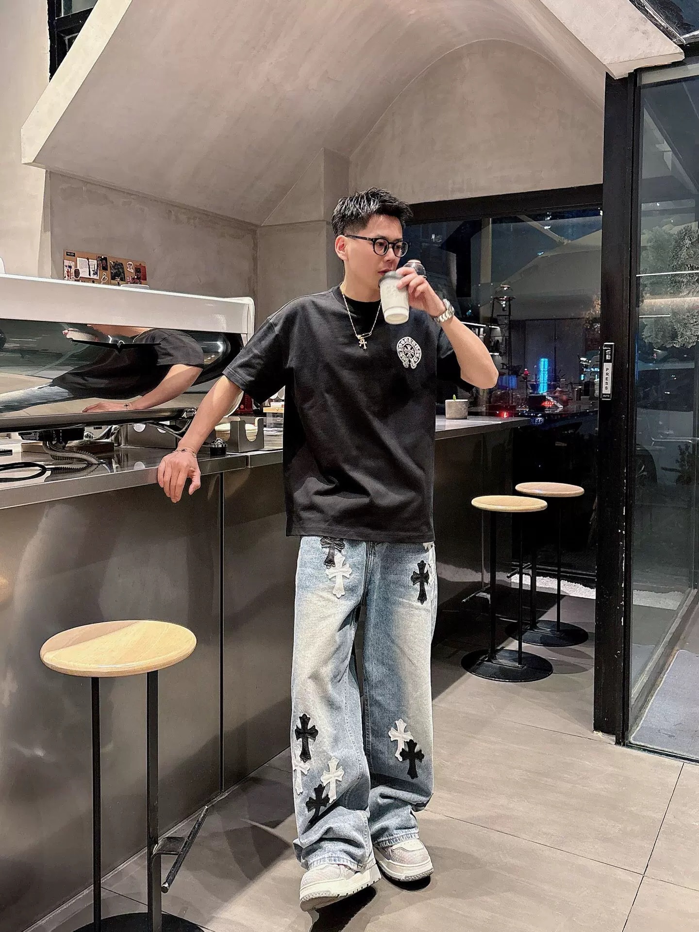 【Chrome Hearts】2025新作 クロムハーツ Tシャツ 男女兼用 高品質 半袖 CH043