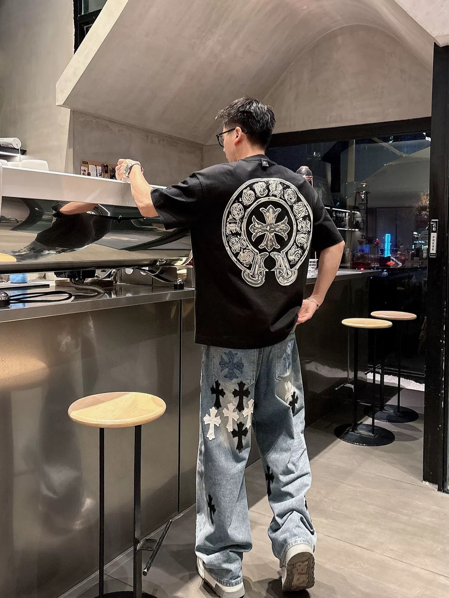 【Chrome Hearts】2025新作 クロムハーツ Tシャツ 男女兼用 高品質 半袖 CH043
