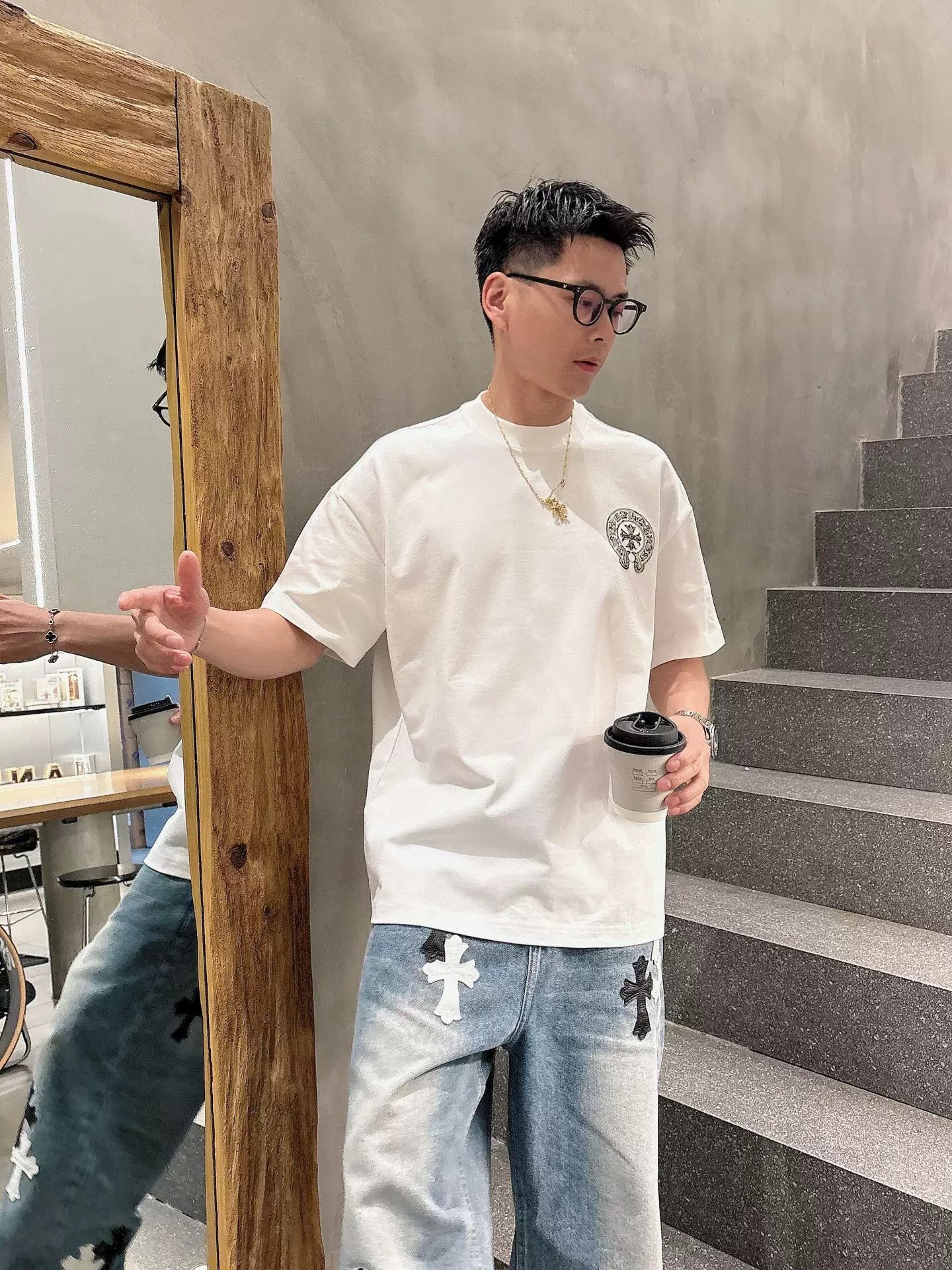 【Chrome Hearts】2025新作 クロムハーツ Tシャツ 男女兼用 高品質 半袖 CH043