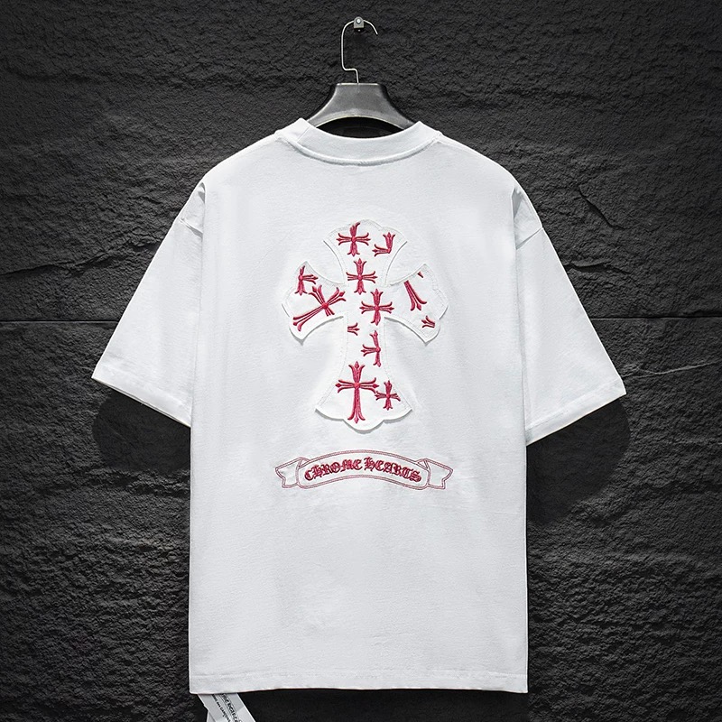 【Chrome Hearts】2025新作 クロムハーツ Tシャツ 男女兼用 高品質 半袖 CH045