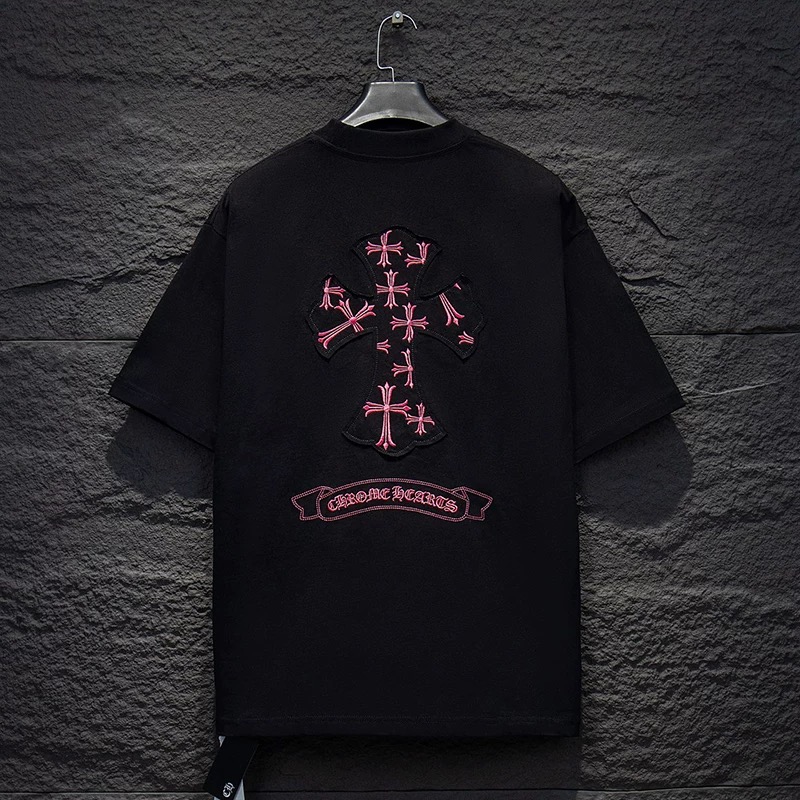 【Chrome Hearts】2025新作 クロムハーツ Tシャツ 男女兼用 高品質 半袖 CH045