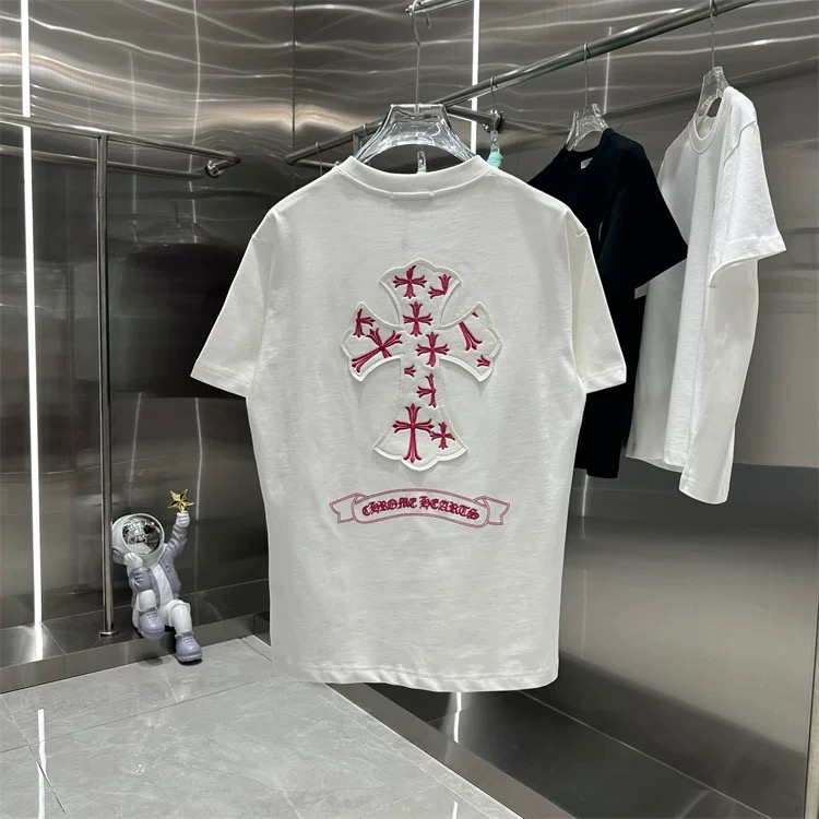 【Chrome Hearts】2025新作 クロムハーツ Tシャツ 男女兼用 高品質 半袖 CH045