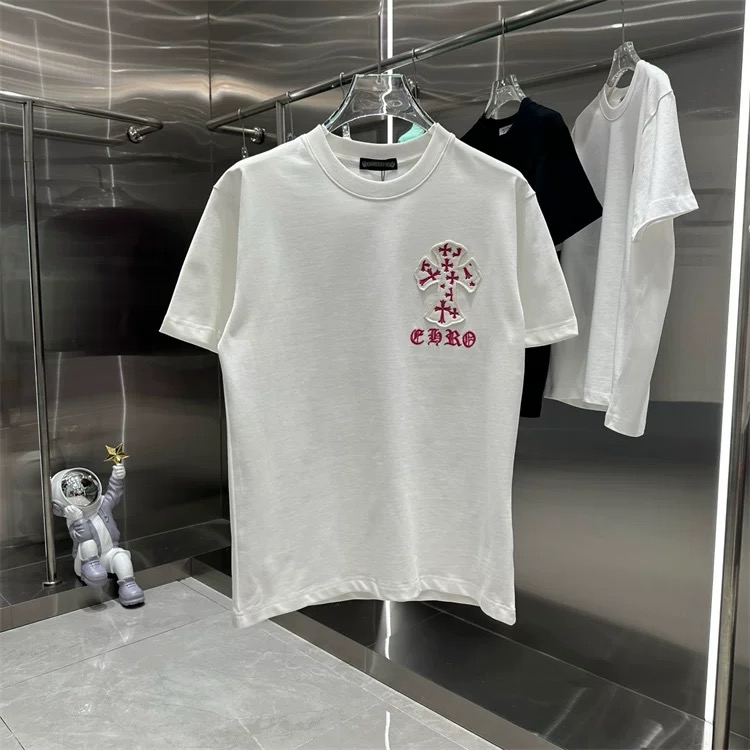 【Chrome Hearts】2025新作 クロムハーツ Tシャツ 男女兼用 高品質 半袖 CH045