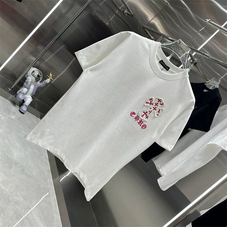 【Chrome Hearts】2025新作 クロムハーツ Tシャツ 男女兼用 高品質 半袖 CH045