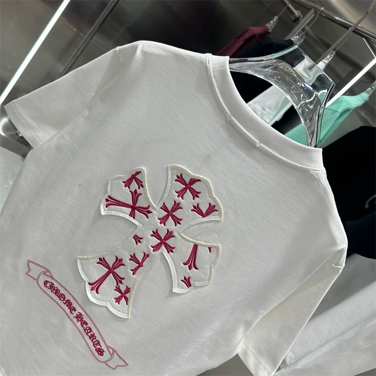 【Chrome Hearts】2025新作 クロムハーツ Tシャツ 男女兼用 高品質 半袖 CH045